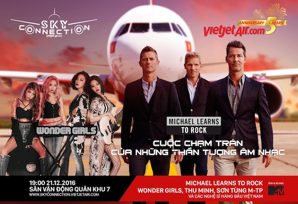 Vietjet đưa các thần tượng âm nhạc đến với khán giả Việt Nam ảnh 1